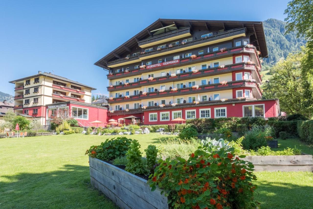 Hotel Germania Gastein - Ganzjahrig Inklusive Alpentherme Gastein & Sommersaison Inklusive Gasteiner Bergbahnen バート・ホーフガシュタイン エクステリア 写真