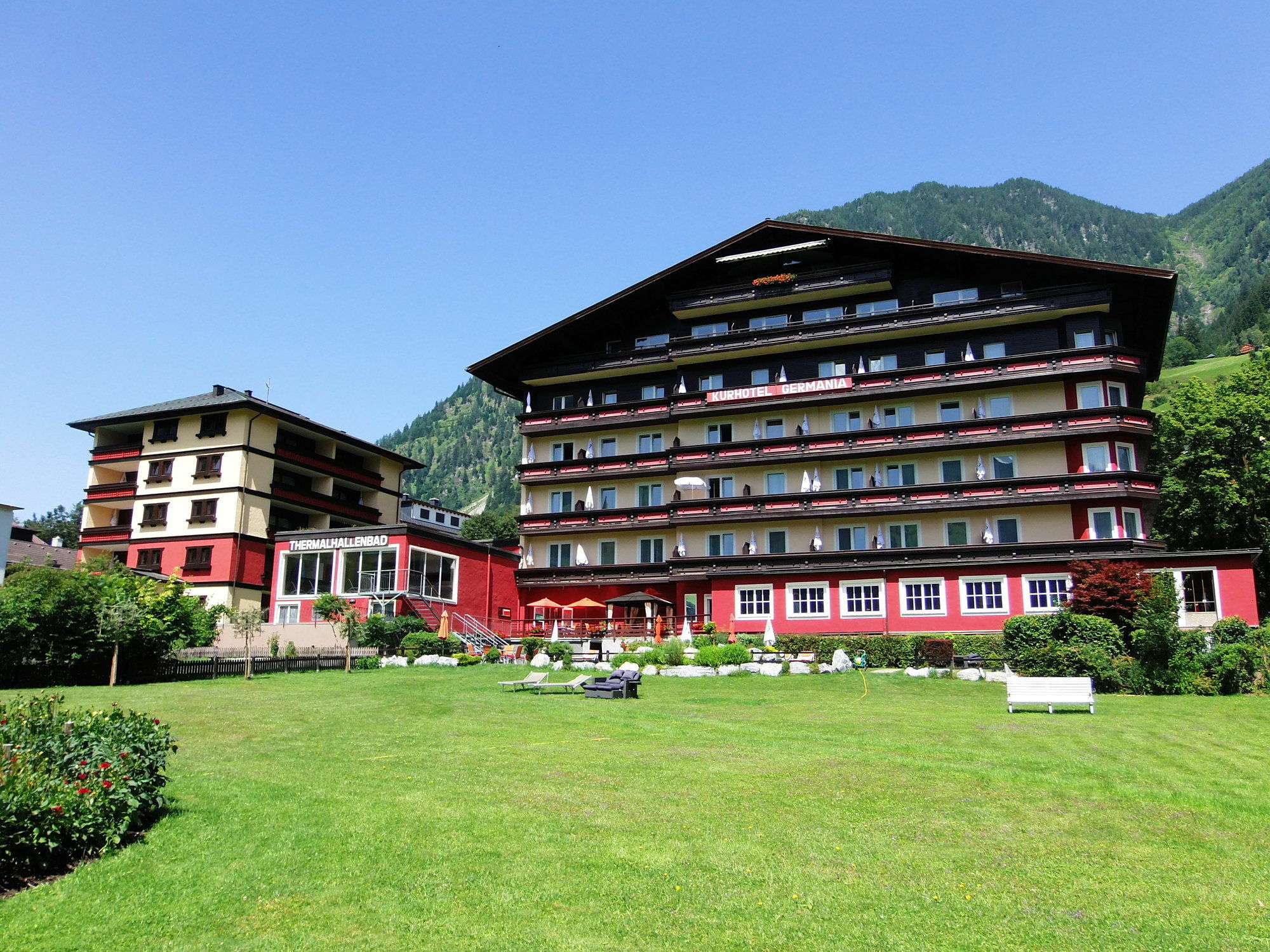 Hotel Germania Gastein - Ganzjahrig Inklusive Alpentherme Gastein & Sommersaison Inklusive Gasteiner Bergbahnen バート・ホーフガシュタイン エクステリア 写真